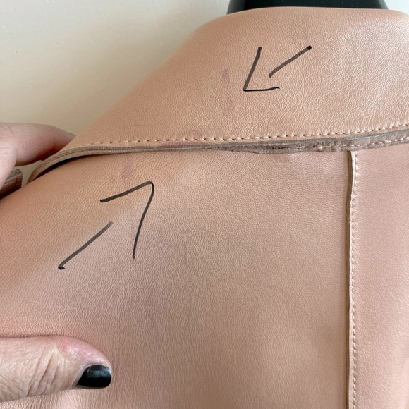 Cole Haan Blush Pink Leather Jacket - Picture 15 of 15